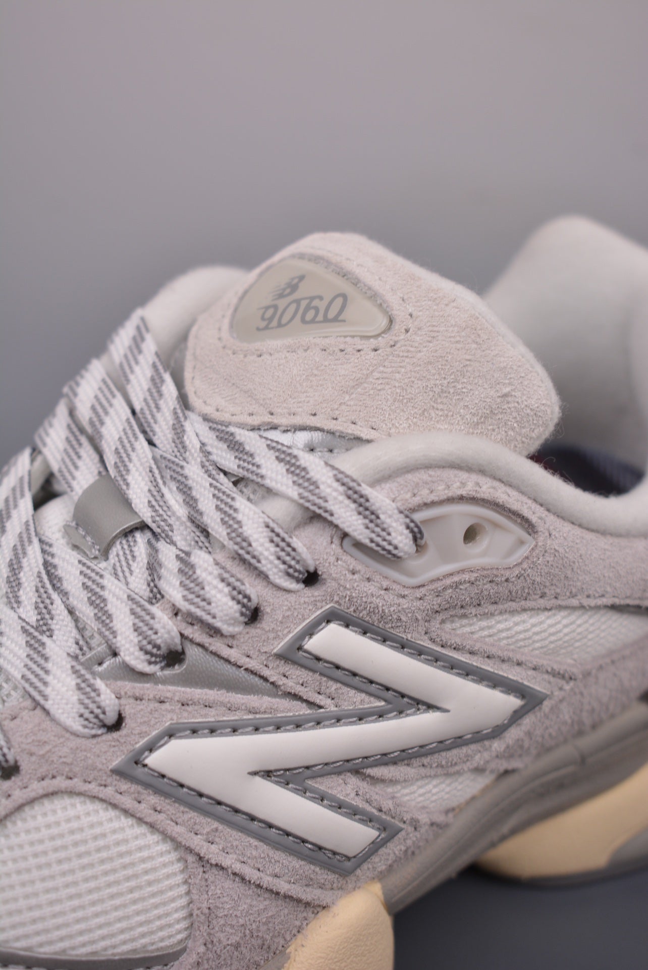 New Balance 9060 Light Grey White"