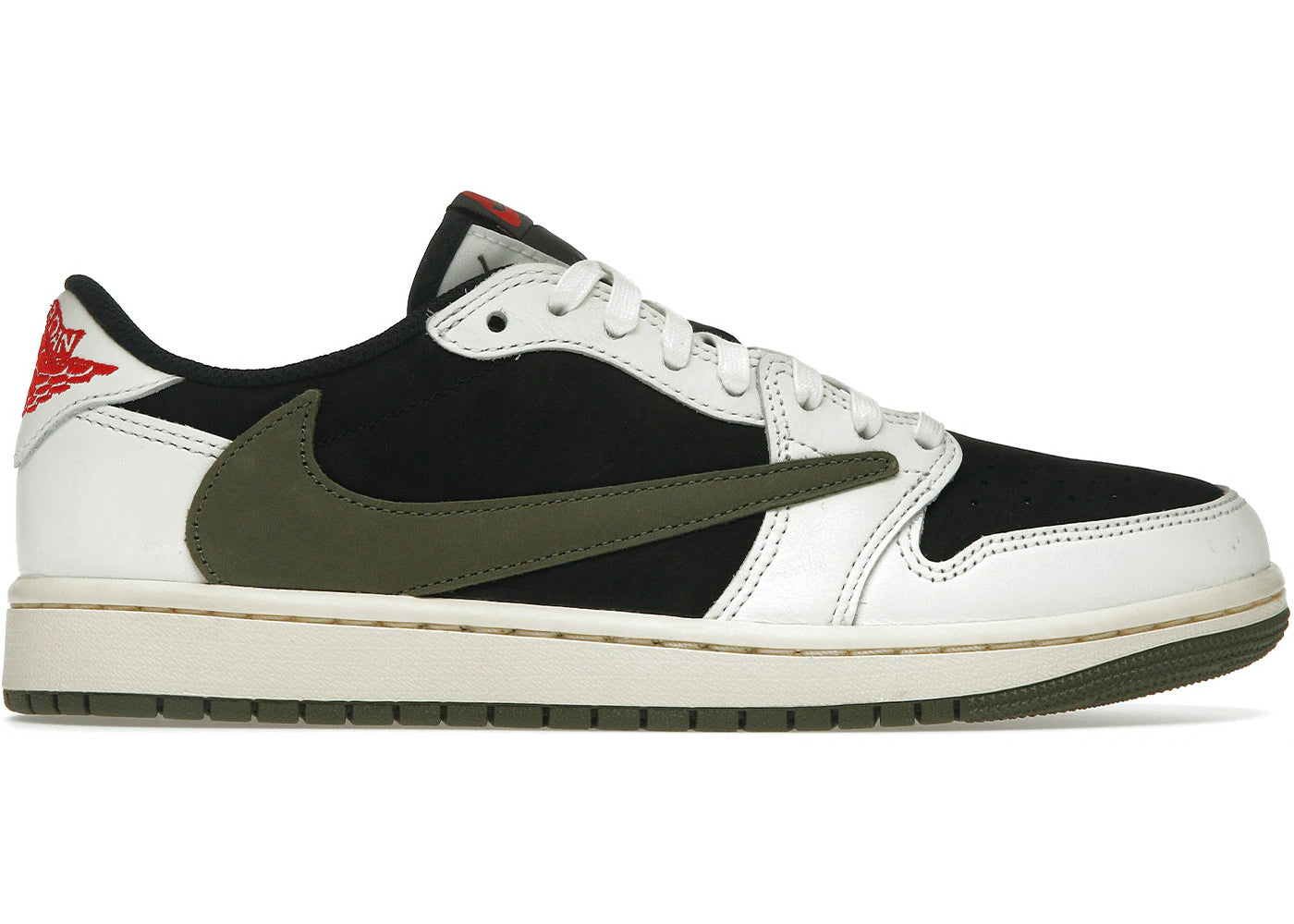 TRVS & Air Jordan 1 Olive Sneaker