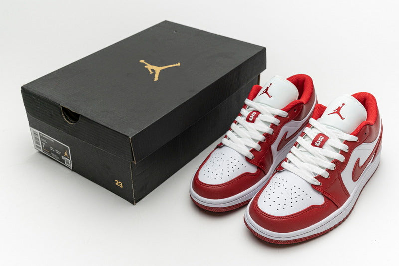 AJ1 Low Sport Red Sneaker