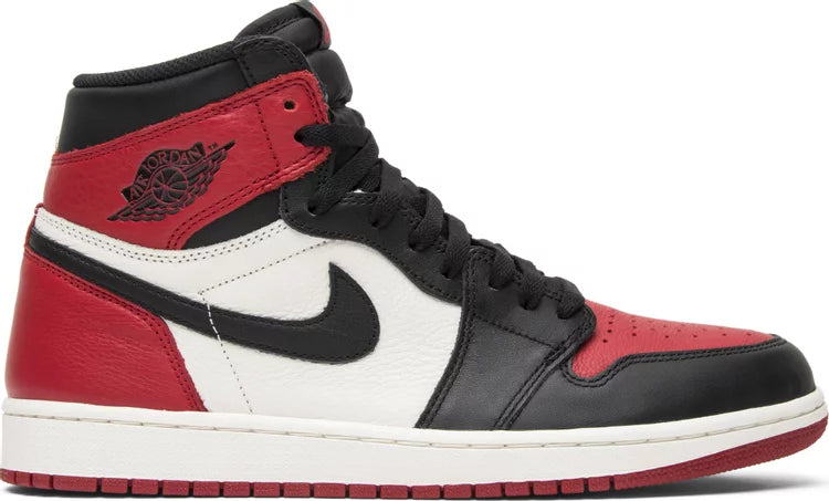 AJ1 Royal Bred Toe Sneaker