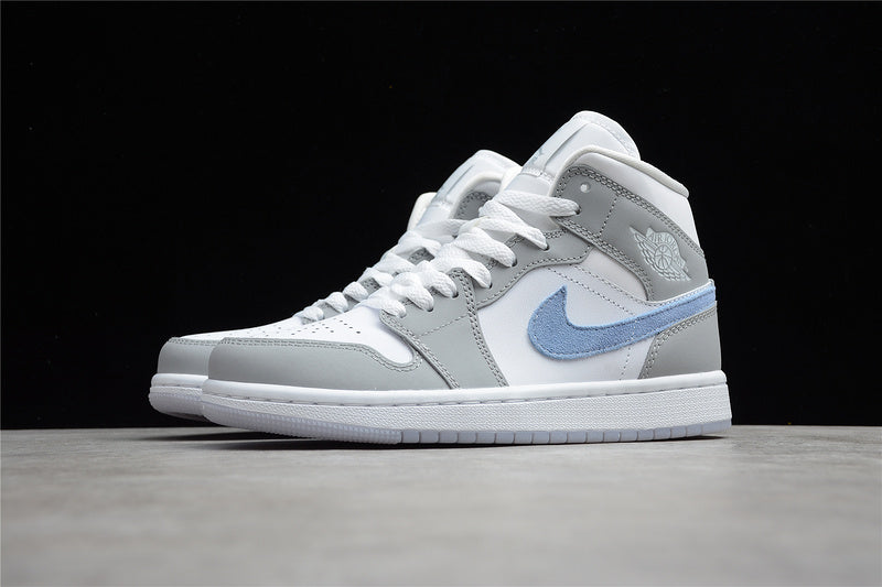 AJ1 MID Wolf GREY SNEAKER