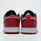 AJ1 Low Black Toe Sneaker