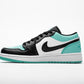 AJ1 Low Emerald Toe Sneaker