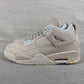 AJ4 Retro Blank Canvas Sneaker