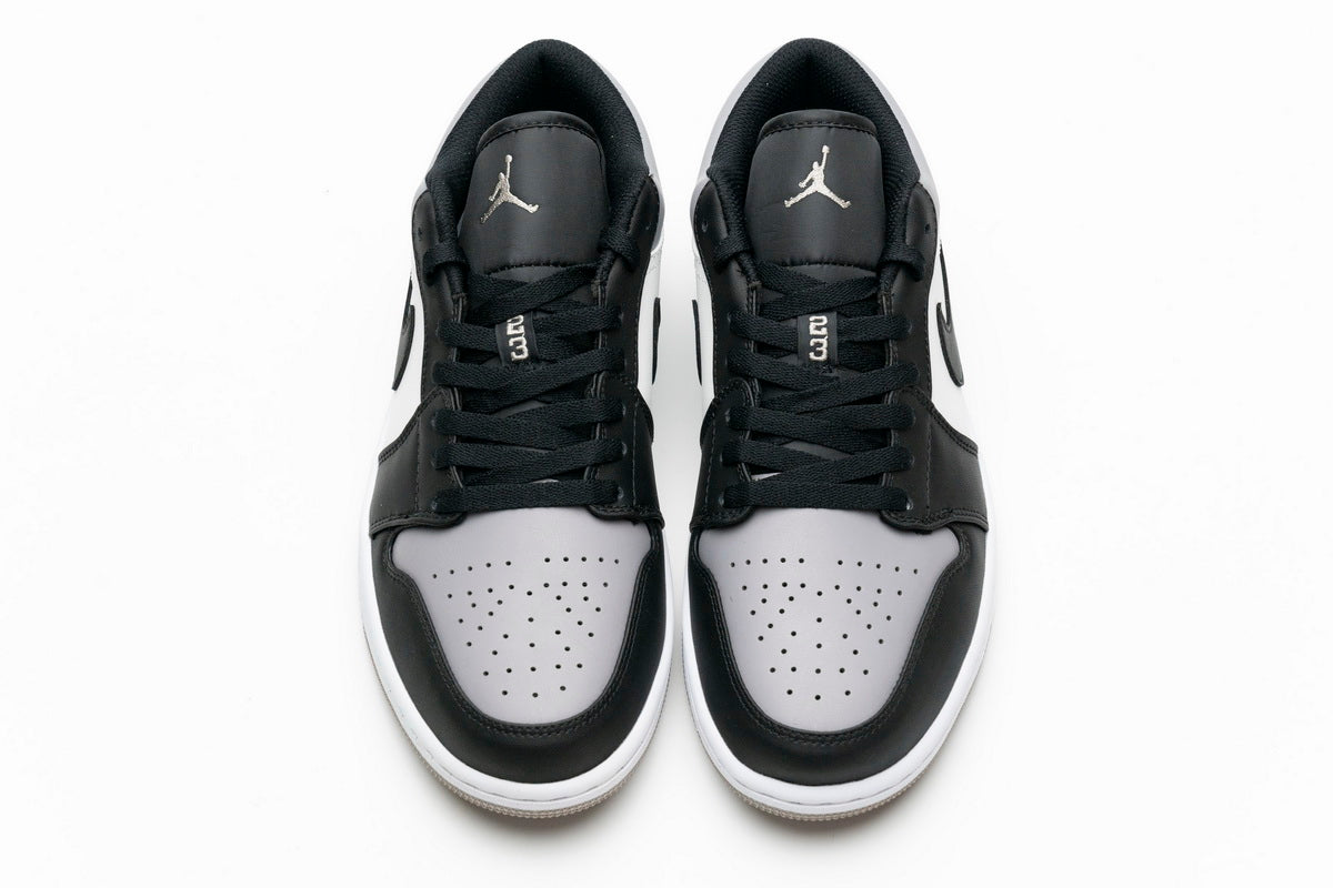 AJ1 Low White Atmosphere Black Sneaker