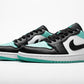 AJ1 Low Emerald Toe Sneaker