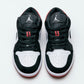 AJ1 Low Black Toe Sneaker