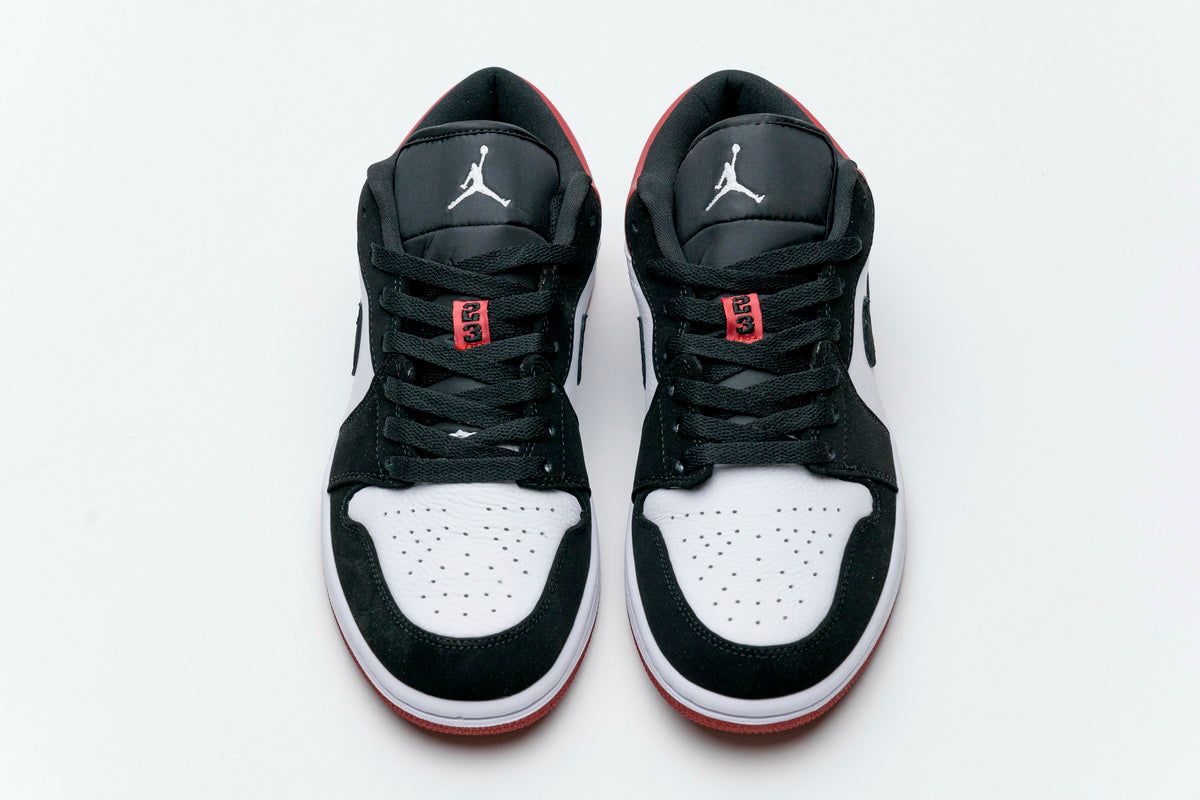 AJ1 Low Black Toe Sneaker