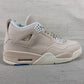 AJ4 Retro Blank Canvas Sneaker