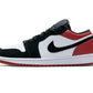 AJ1 Low Black Toe Sneaker