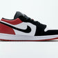 AJ1 Low Black Toe Sneaker
