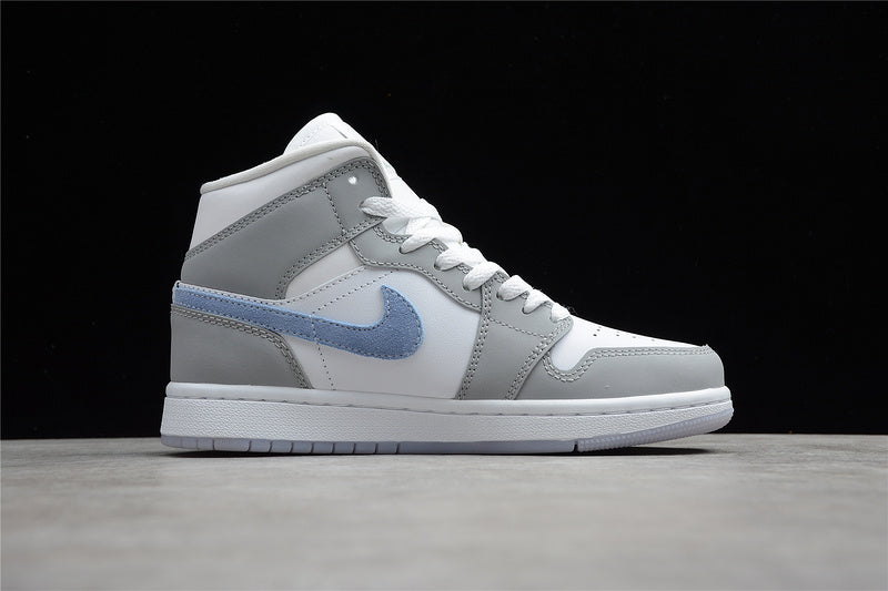 AJ1 MID Wolf GREY SNEAKER