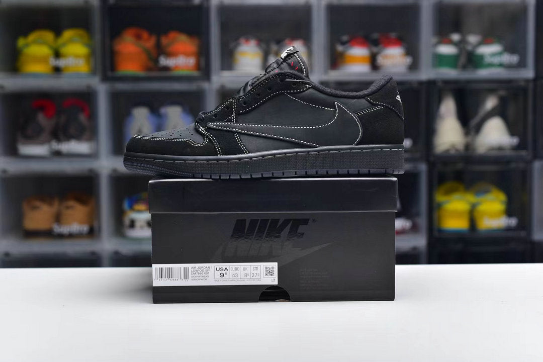 AJ1 TRVS Low Black Phantom Sneaker