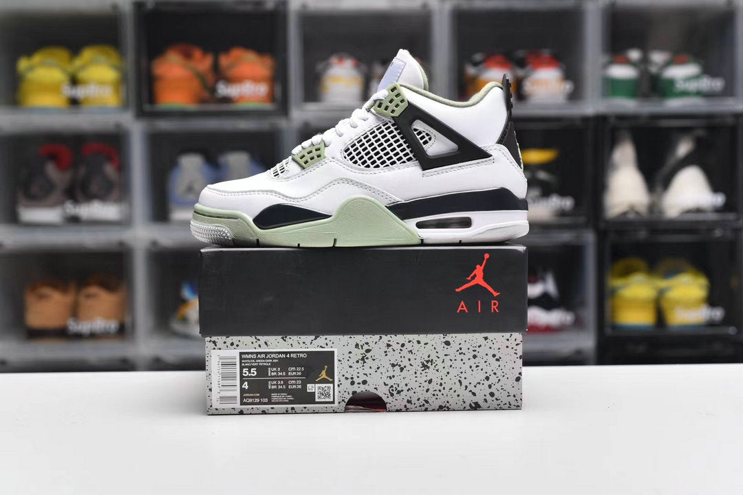 AJ4 Oil Green Sneaker