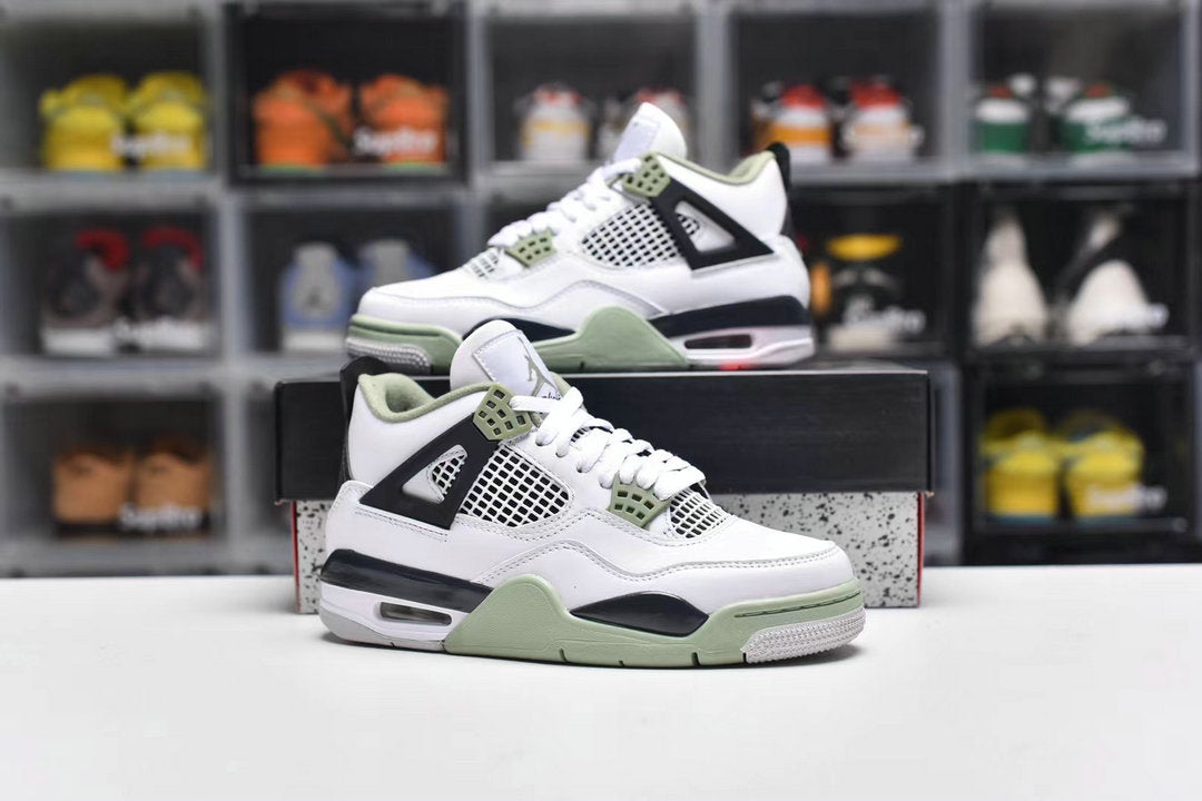 AJ4 Oil Green Sneaker