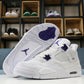 AJ4 Metallic Purple Sneaker