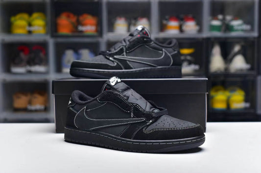 AJ1 TRVS Low Black Phantom Sneaker